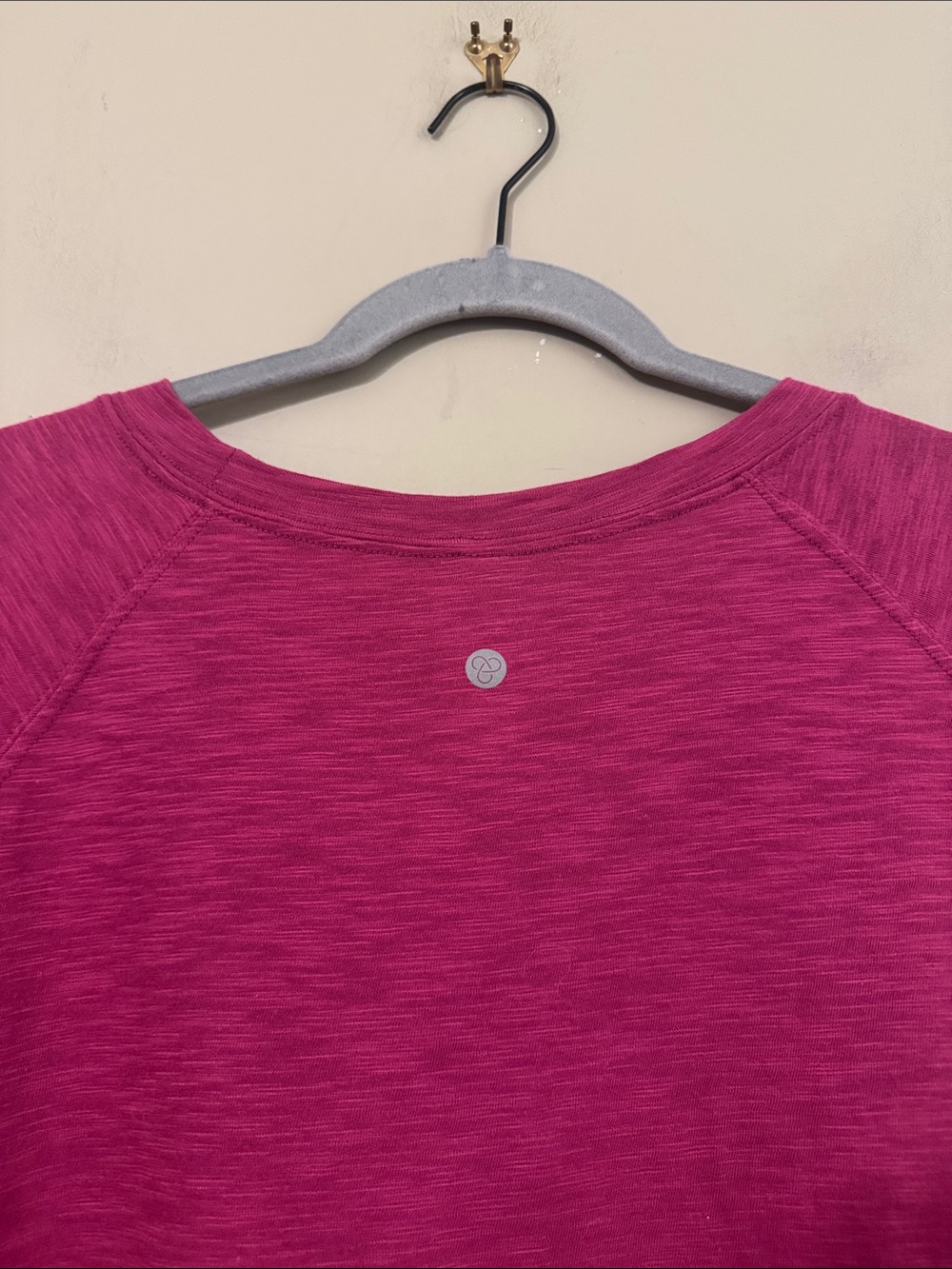 NWT- Zella All Day Slub Long Sleeve T-Shirt, Raspberry, size Large - Picture 8 of 12